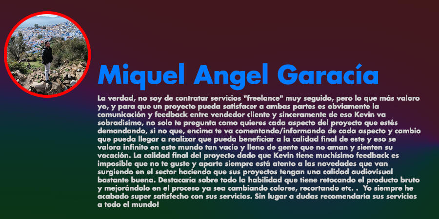 Reseña real de Miquel Angel García